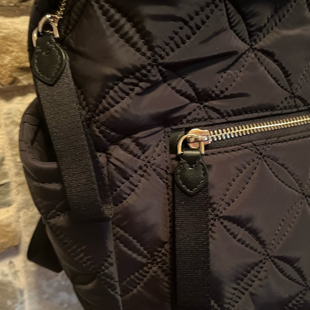 Kate Spade Black Quilted Backpack - Picture 12 of 17